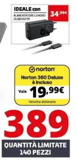 Comet Alimentatore Lenovo offerta