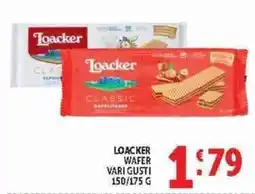 Deco Supermercati Loacker wafer vari gusti offerta