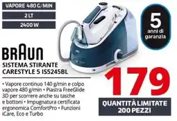 Comet Braun sistema stirante CareStyle 5 offerta