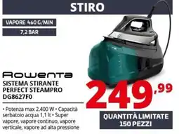 Comet Rowenta sistema stirante perfect steampro offerta