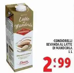 Deco Supermercati Latte di Mandorla Condorelli offerta