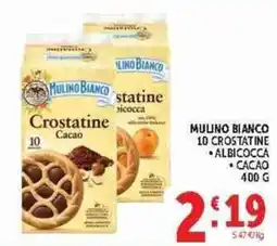 Deco Supermercati Mulino Bianco Crostatine Cacao offerta