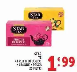 Deco Supermercati Star Tea Frutti di Bosco offerta