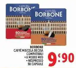 Deco Supermercati Borbone caffè miscela decisa offerta