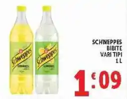 Deco Supermercati Schweppes bibite vari tipi offerta