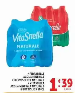 Deco Supermercati Ferrarelle Acqua Minerale Effervescente Naturale offerta