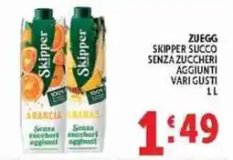 Deco Supermercati Skipper succo senza zuccheri aggiunti offerta