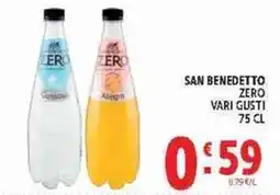 Deco Supermercati San Benedetto Zero vari gusti offerta