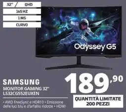 Comet Samsung monitor gaming 32" offerta