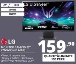 Comet LG Monitor Gaming 27" offerta