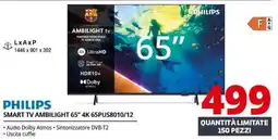 Comet Philips Smart TV Ambilight 65" offerta