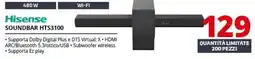 Comet Hisense Soundbar HTS3100 offerta