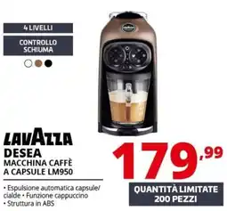 Comet Lavazza DeSea macchina caffè a capsule LM950 offerta