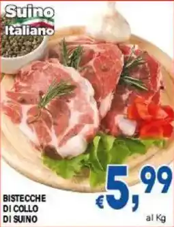 DEM Bistecche di collo di suino offerta