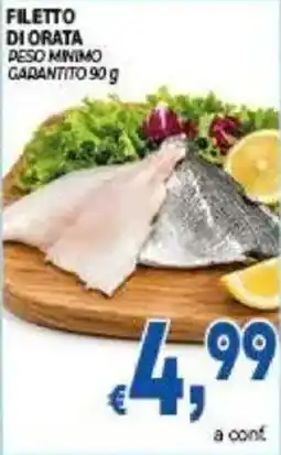 DEM Filetto di orata offerta