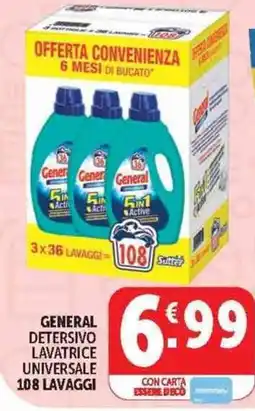 Deco Supermercati General Detersivo Lavatrice Universale offerta