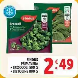 Deco Supermercati Findus Broccoli Primavera offerta