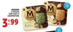 Deco Supermercati Magnum 3 stecchi vari gusti e grammature offerta