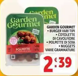 Deco Supermercati Garden Gourmet polpette offerta