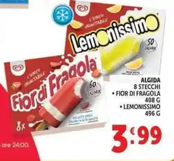 Deco Supermercati Algida Fior di Fragola offerta