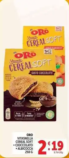 Deco Supermercati Oro Vitasnella Cereal Soft Cioccolato offerta