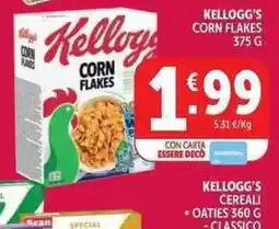 Deco Supermercati Kellogg's Corn Flakes offerta