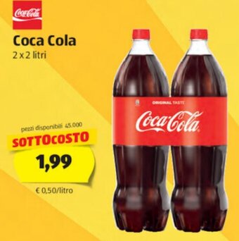 ALDI Coca Cola 2 x 2 litri offerta