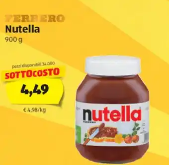 ALDI Ferrero Nutella 900 g offerta