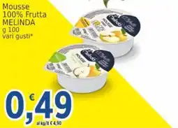Market Ingross Mousse Frutta Melinda offerta