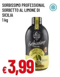 Famila Superstore Sorbissimo sorbetto al limone di Sicilia offerta
