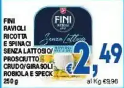 DEM Fini ravioli ricotta e spinaci senza lattosio offerta