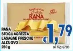 DEM Rana sfogliagrezza lasagne fresche all'uovo offerta