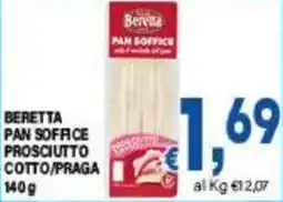 DEM Beretta pan soffice prosciutto cotto/praga offerta
