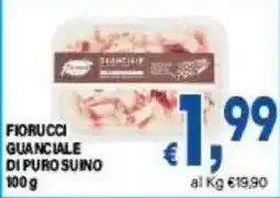 DEM Fiorucci guanciale di puro suino offerta