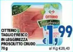DEM Citterio taglio fresco in leggerezza prosciutto crudo offerta