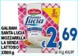 DEM Galbani Santa Lucia Mozzarella La Senza Lattosio offerta
