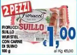 DEM Fiorucci suillo wurstel con carne di suino offerta