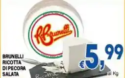DEM Brunelli ricotta di pecora salata offerta