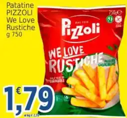 Market Ingross Patatine Pizzoli We Love Rustiche offerta