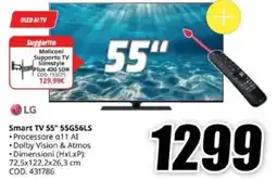 MediaWorld LG Smart TV 55" 55G56LS offerta