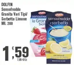 Conté Supermercati DOLFIN Sensofreddo Granita Vari Tipi offerta