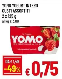 Famila Superstore Yomo yogurt intero gusti assortiti offerta