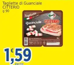 Market Ingross Tagliette di Guanciale Citterio offerta