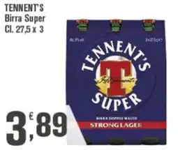 Conté Supermercati Tennent's Birra Super offerta