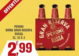 Conté Supermercati Peroni Birra Gran Riserva Rossa offerta