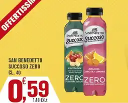 Conté Supermercati San Benedetto Succoso Zero offerta