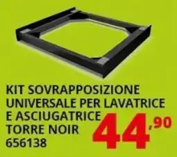 Comet Kit sovrapposizione universale per lavatrice e asciugatrice Torre Noir offerta