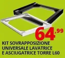 Comet Kit sovrapposizione universale lavatrice e asciugatrice torre L60 offerta