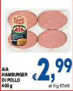 DEM AIA Hamburger di pollo offerta