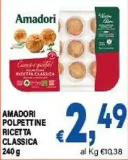 DEM Amadori polpette ricetta classica offerta
